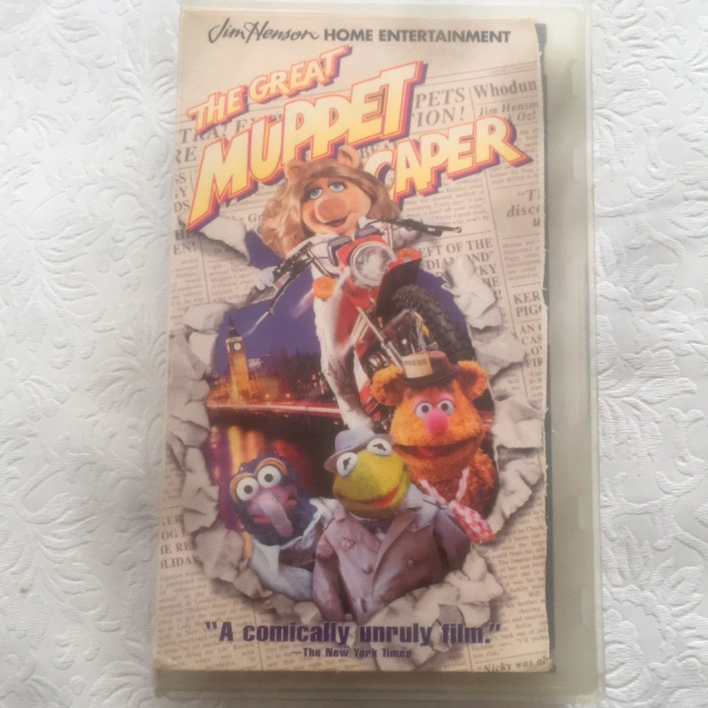 Vintage The Great Muppet Caper Jim Henson VHS Video Tape 03070